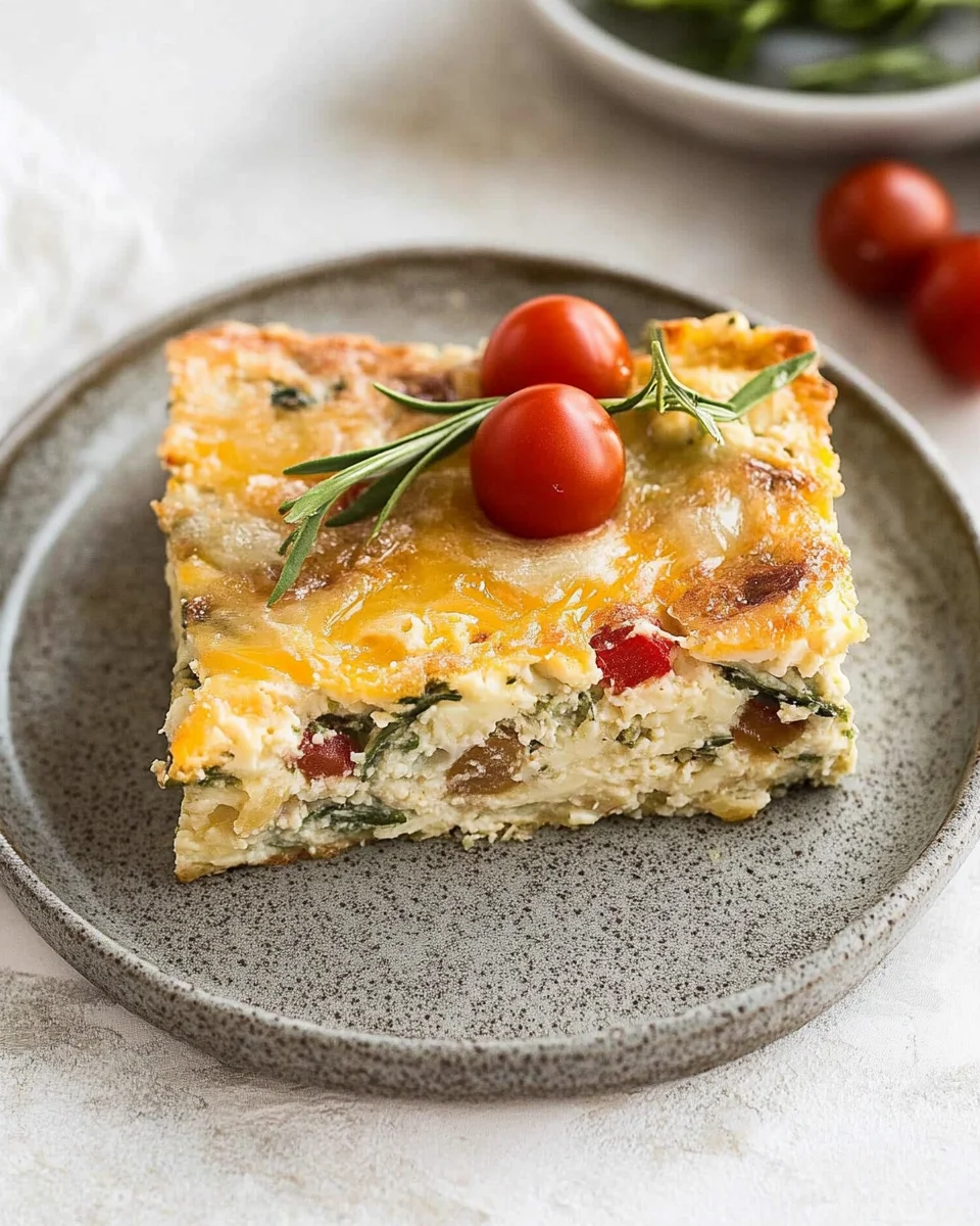 Healthy Cottage Cheese Egg Bake Healthy
