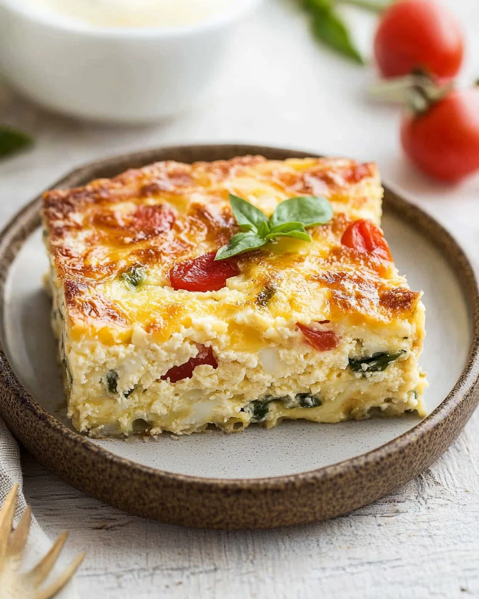 Healthy Cottage Cheese Egg Bake Healthy