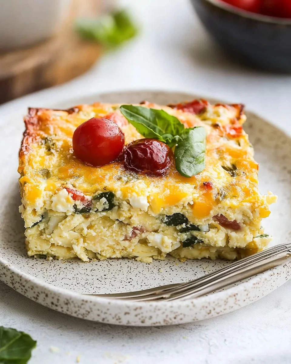 Healthy Cottage Cheese Egg Bake Healthy