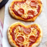 Heart-Shaped Pizza
