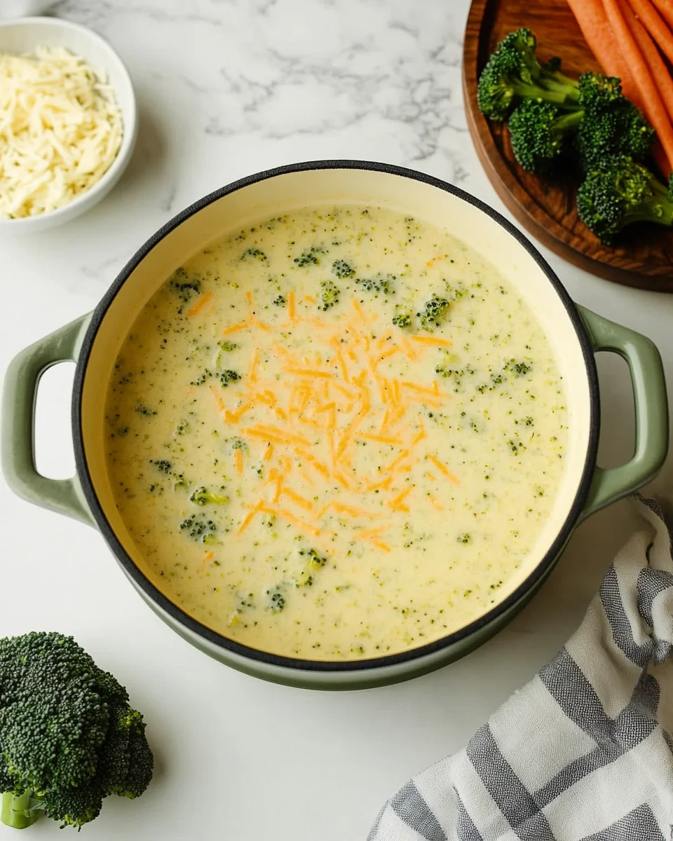 High Protein Broccoli Cheddar Soup High