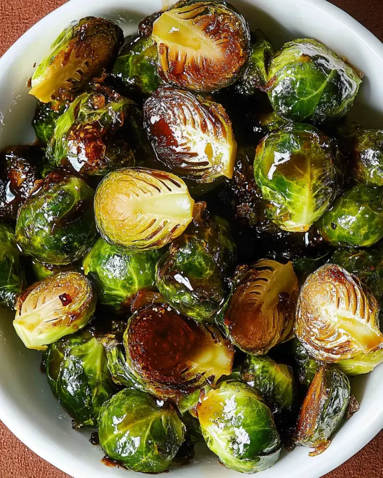 Honey Balsamic Brussels Sprouts