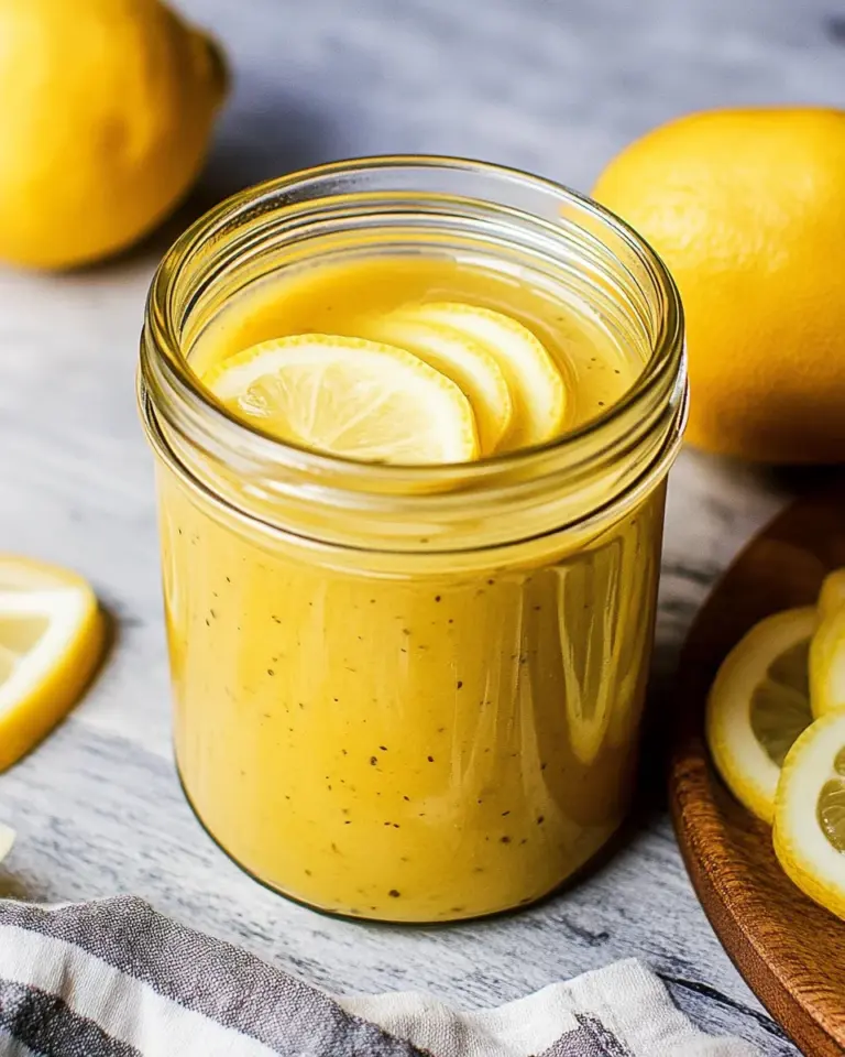 Honey Lemon Vinaigrette Salad Dressing Recipe