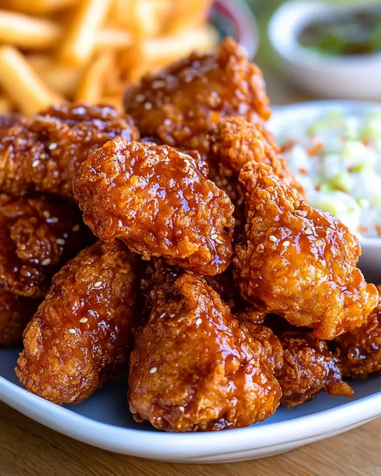 Korean Fried Chicken (Yangnyeom Chicken)