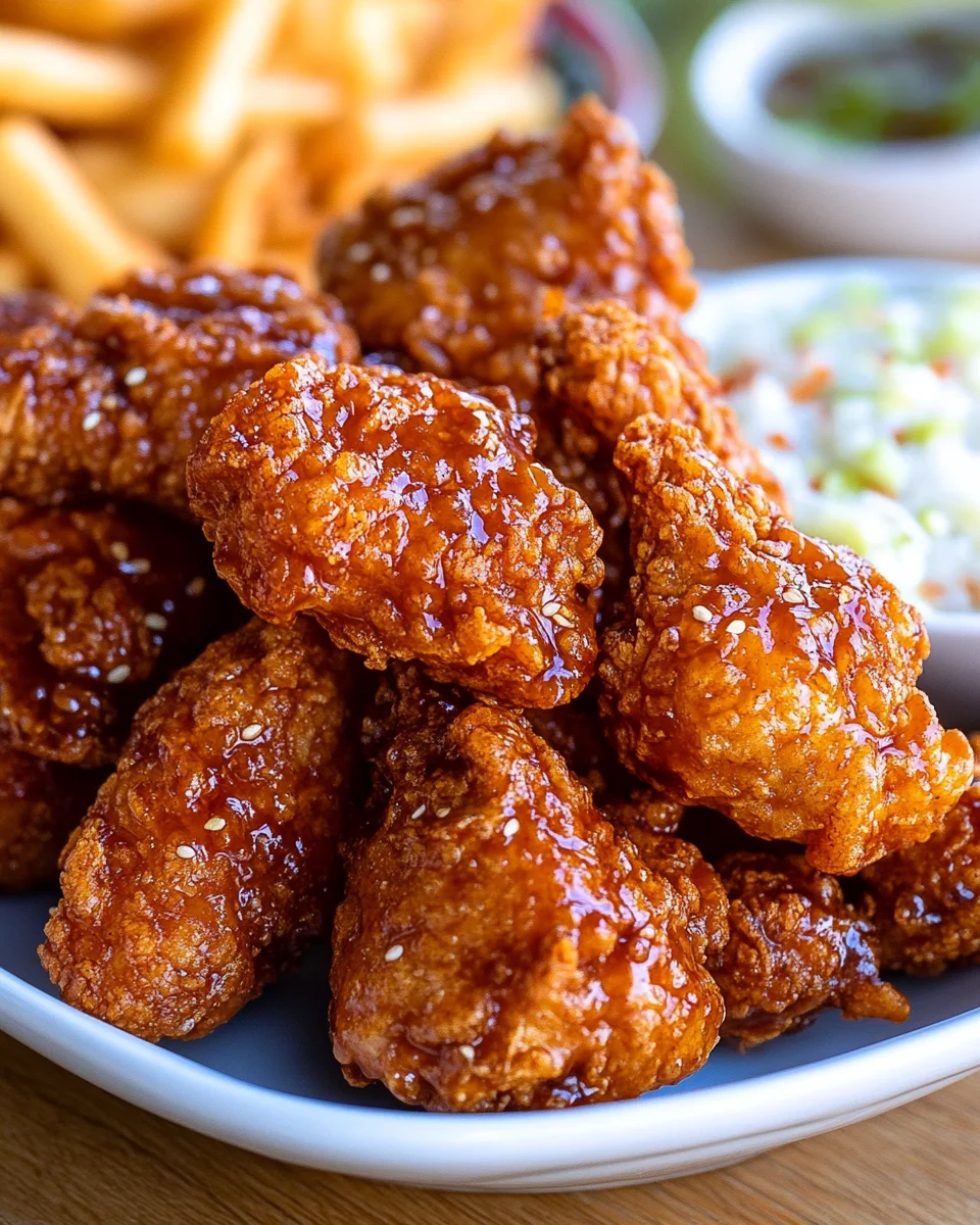 Korean Fried Chicken (Yangnyeom Chicken)