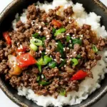 Korean Ground Beef Bowl