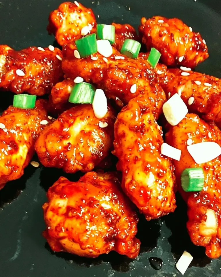 Korean Spicy and Sweet Fried Chicken