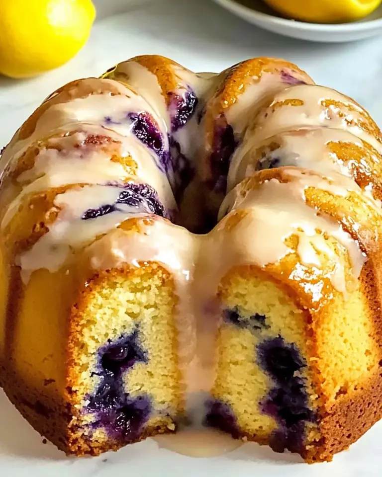 Lemon Blueberry Pound Cake