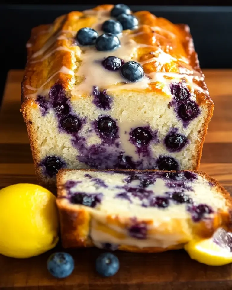 Lemon Blueberry Yogurt Loaf