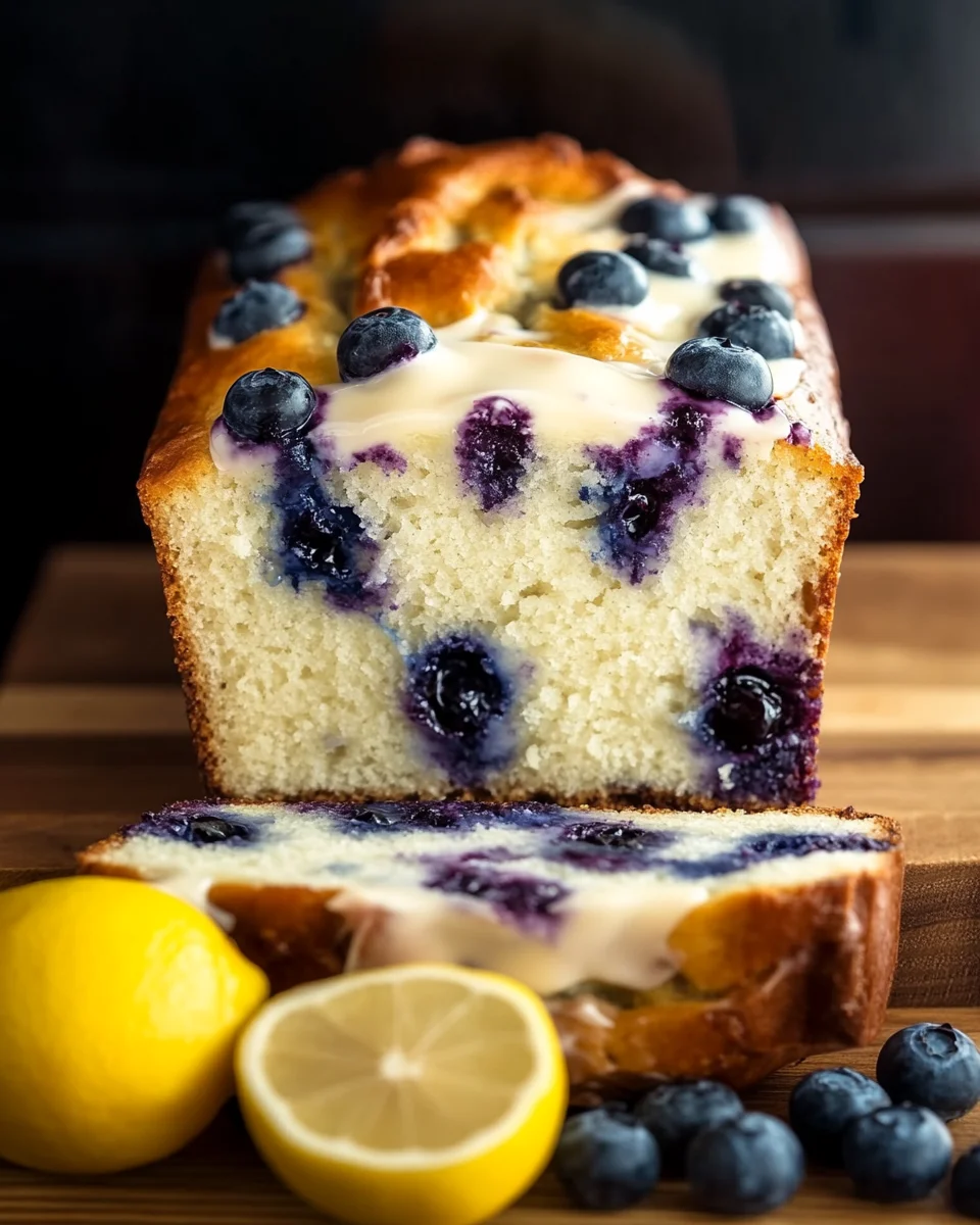 Lemon Blueberry Yogurt Loaf Lemon