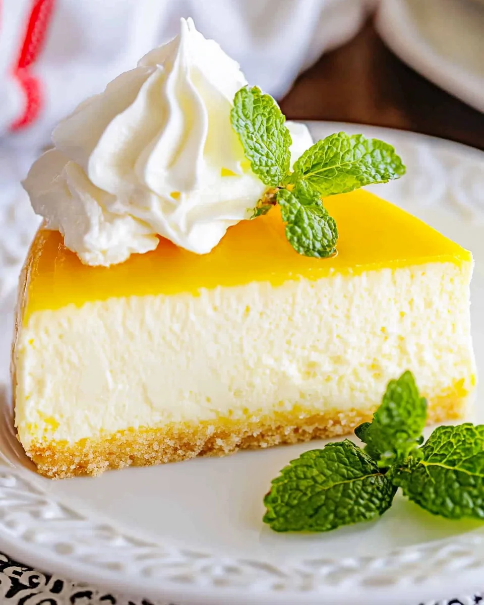 Lemon Cheesecake