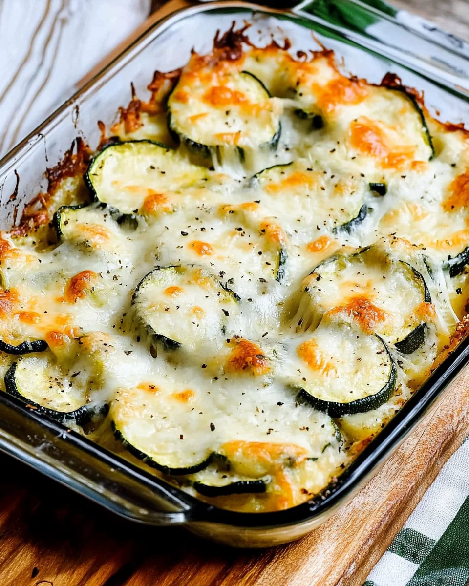 Low-Carb Easy Cheesy Zucchini Bake 24 Low-Carb