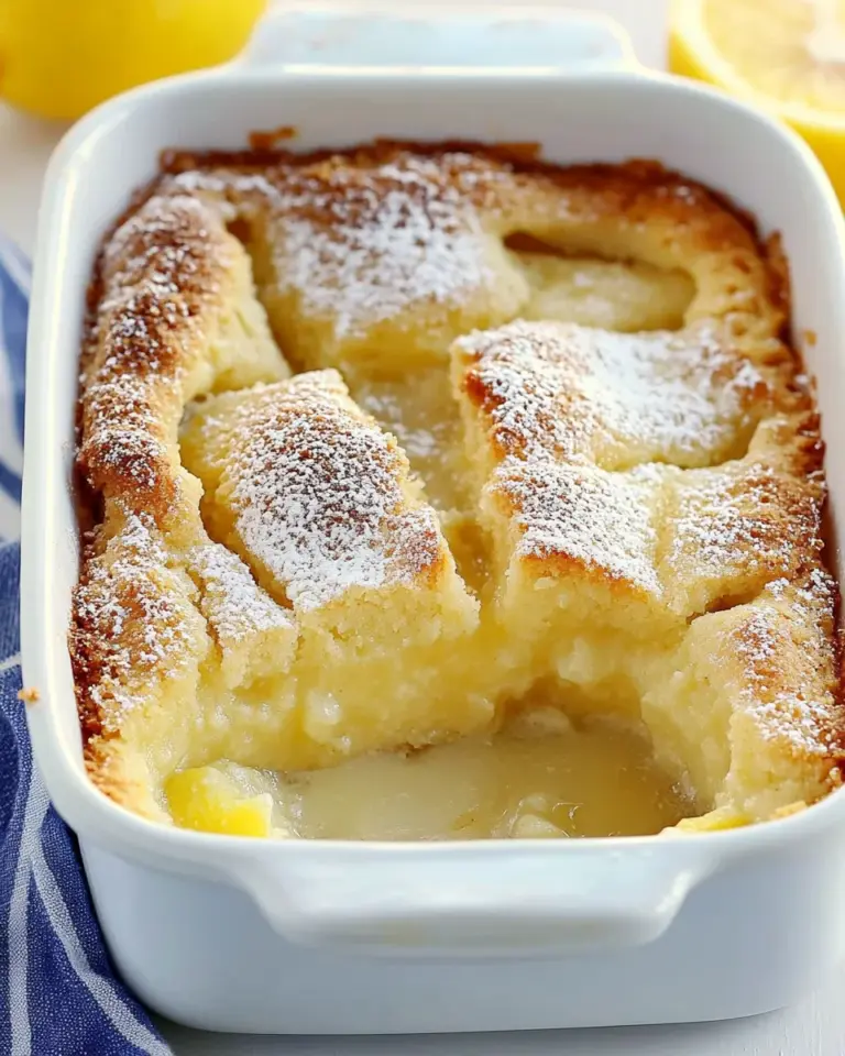 Magic Lemon Cobbler