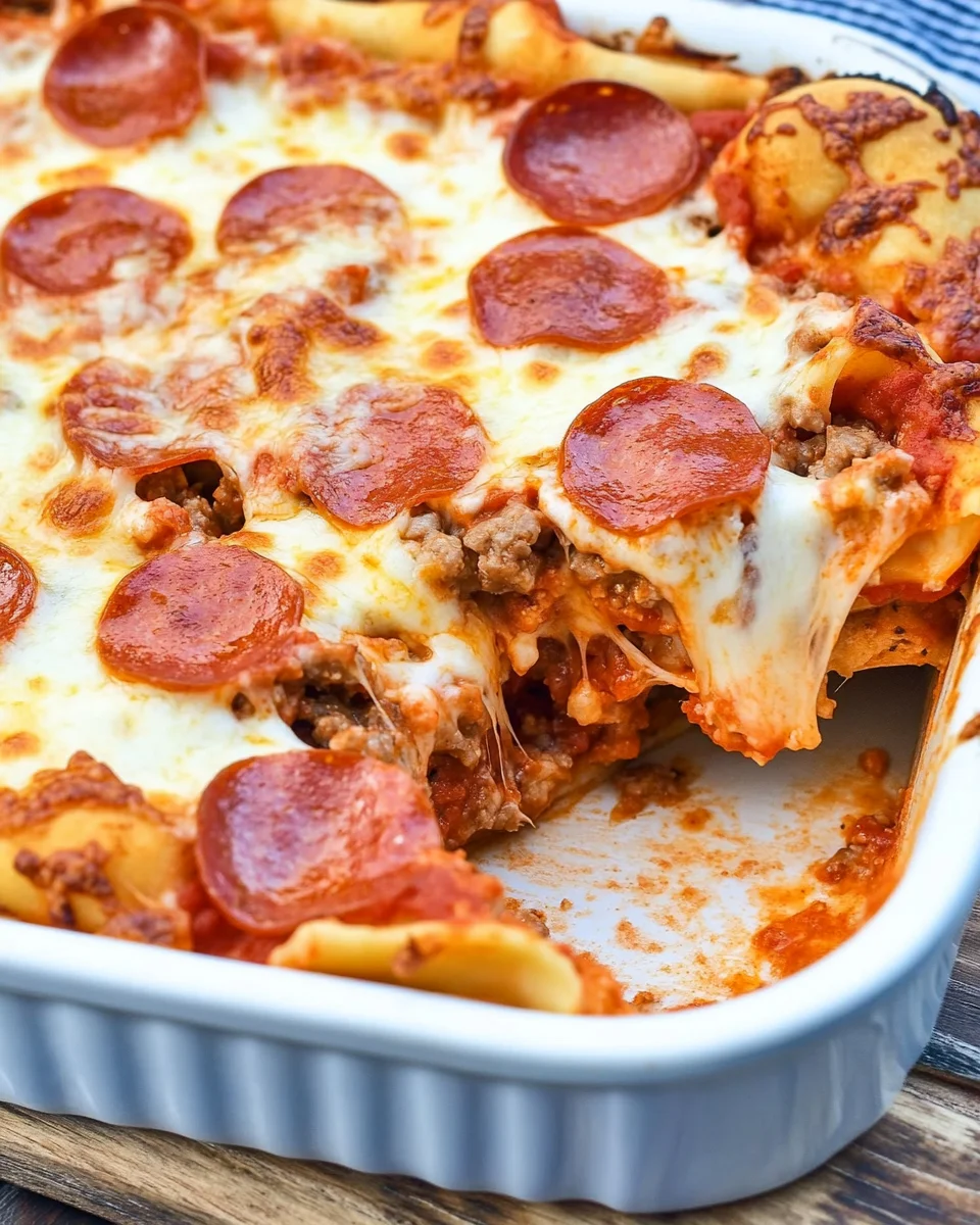Meat Lover’s Pizza Casserole Meat