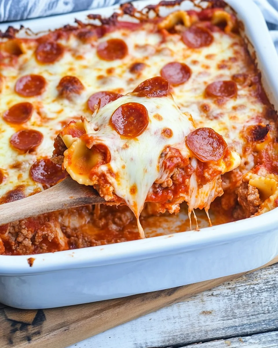 Meat Lover’s Pizza Casserole Meat
