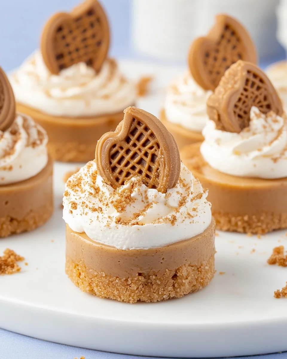 Mini Biscoff Cheesecakes 24 Mini Biscoff Cheesecakes