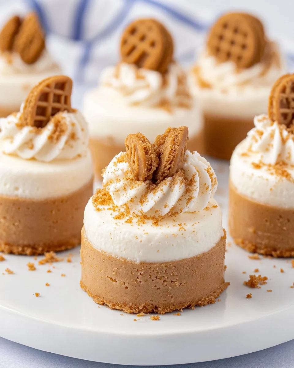 Mini Biscoff Cheesecakes 26 Mini