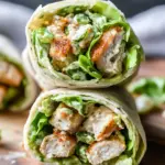 Miso Chicken Caesar Wraps