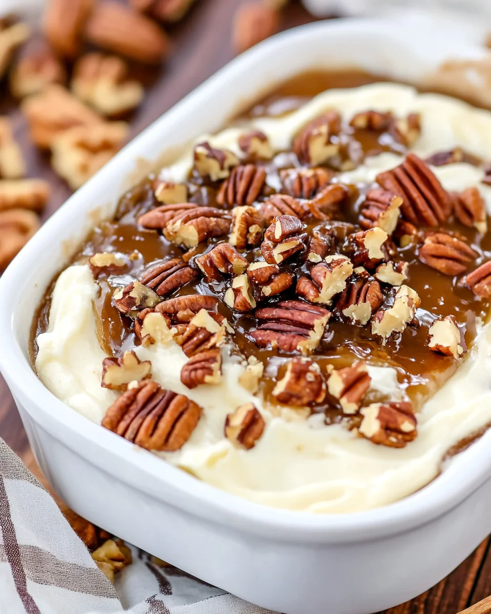 No Bake Pecan Pie Dip No