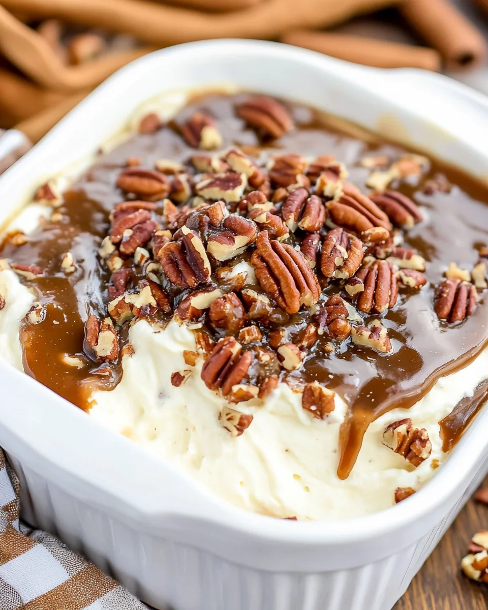No Bake Pecan Pie Dip No