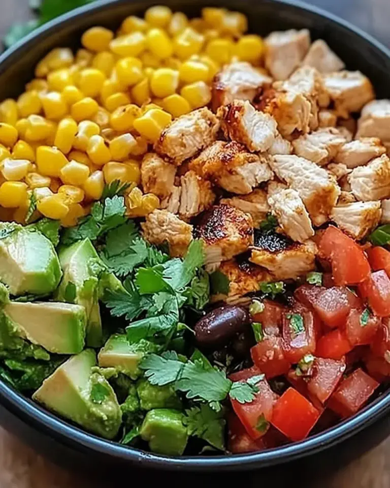 One Pan Chicken Burrito Bowl