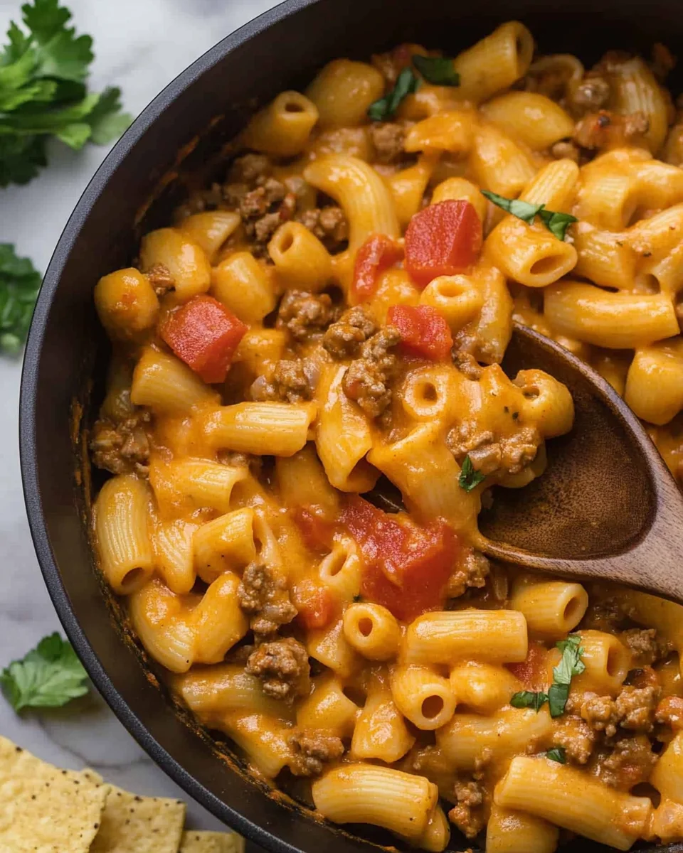 One Pot Taco Pasta Recipe One