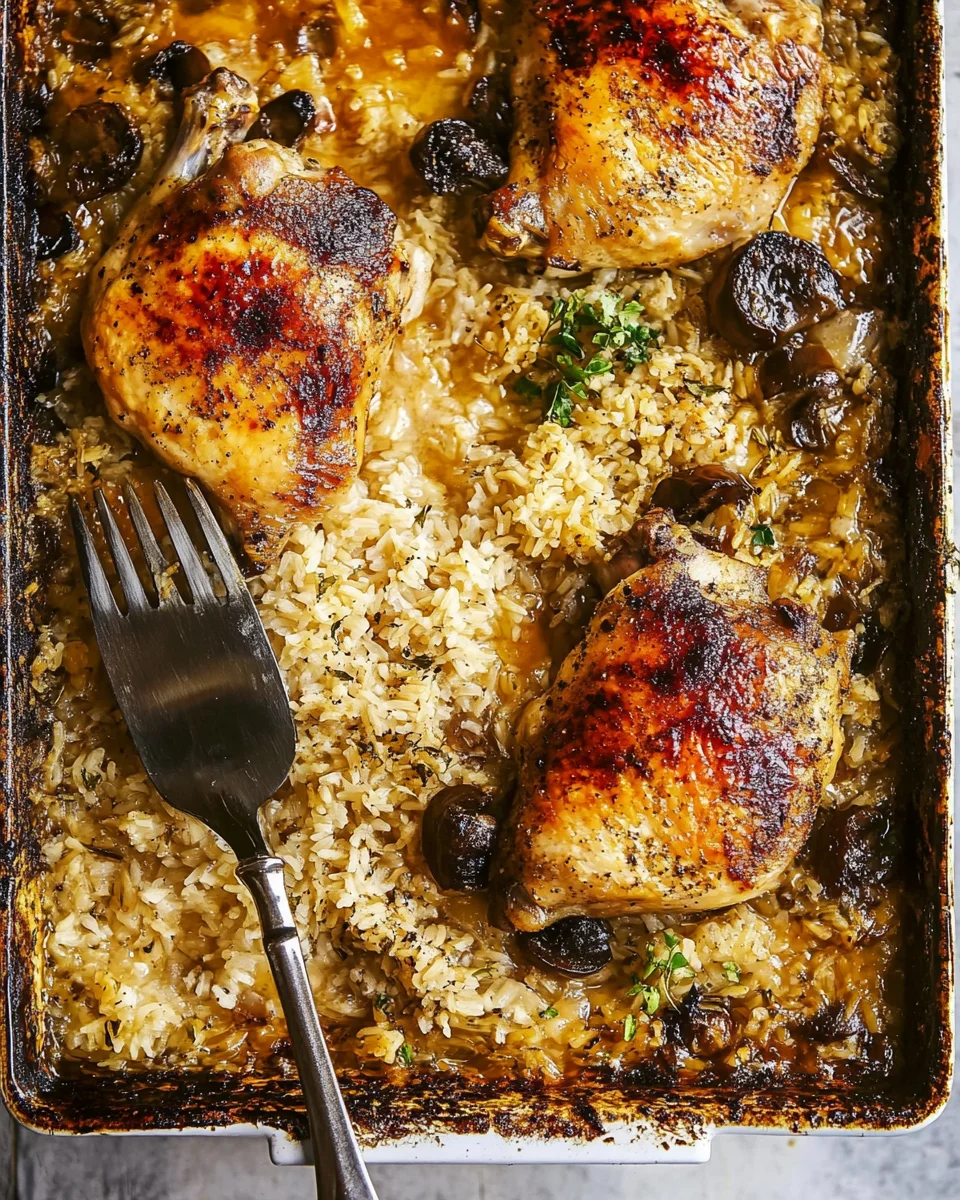 Oven Baked Chicken and Rice 21 Oven