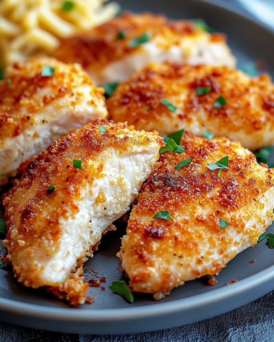 Parmesan Crusted Chicken Parmesan