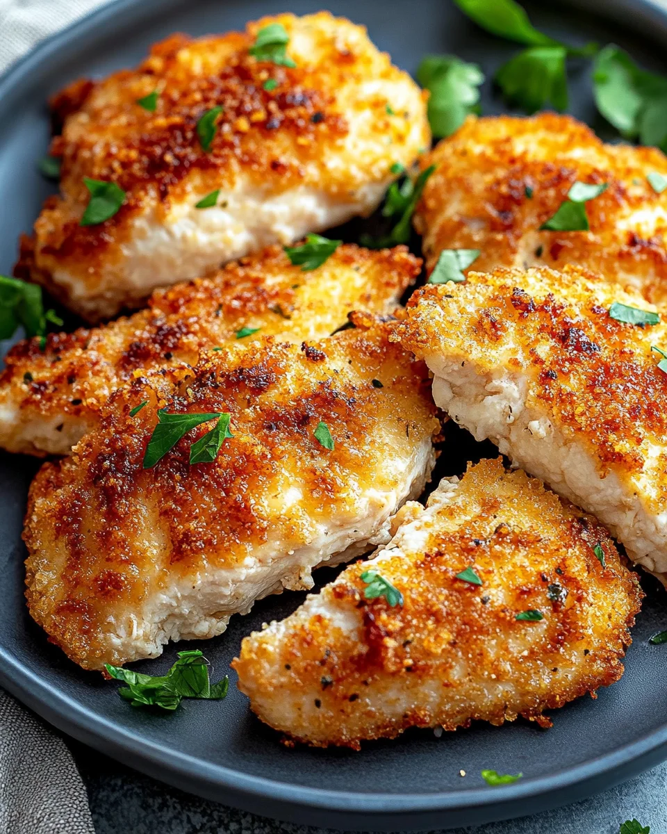 Parmesan Crusted Chicken Parmesan