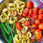 Pesto Chicken Tortellini and Veggies