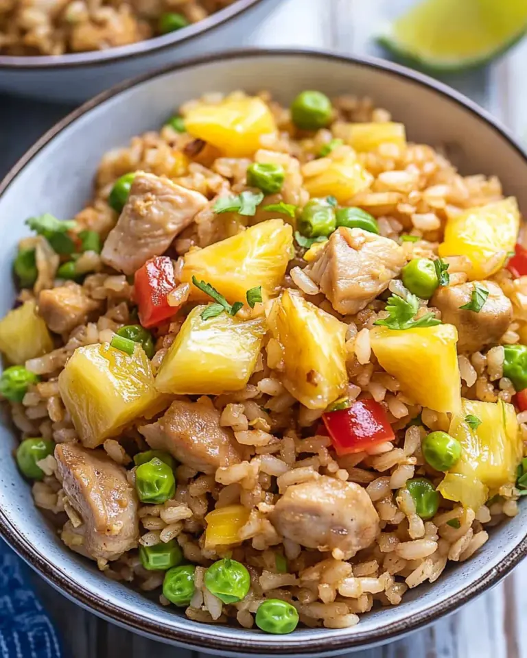 Pineapple Chicken Fried Rice