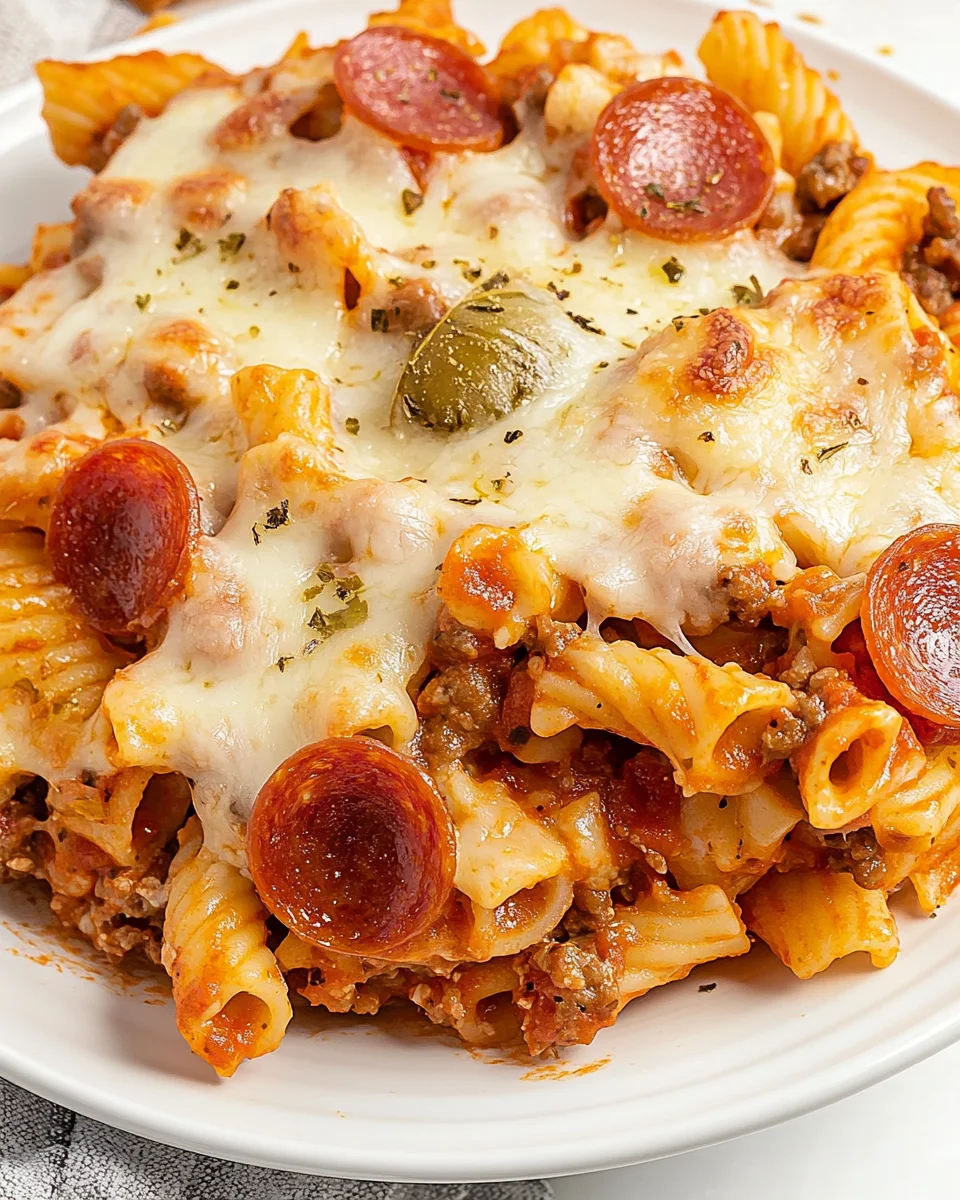 Pizza Pasta Casserole Pizza