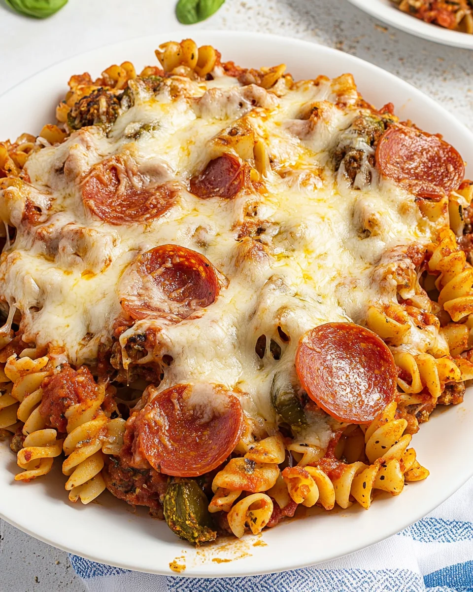 Pizza Pasta Casserole Pizza