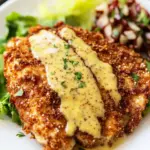 Pretzel Crusted Chicken with Honey Mustard Sauce