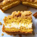 Pumpkin Crumb Cake with Cream Cheese Filling