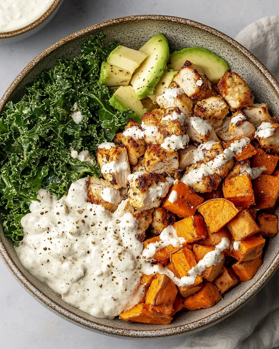 Roasted Chicken, Sweet Potato, and Kale Bowls 21 Roasted