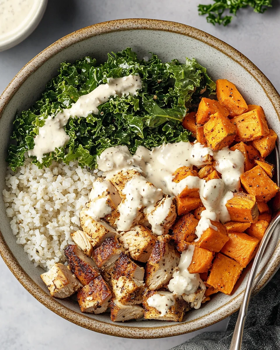 Roasted Chicken, Sweet Potato, and Kale Bowls 23 Roasted