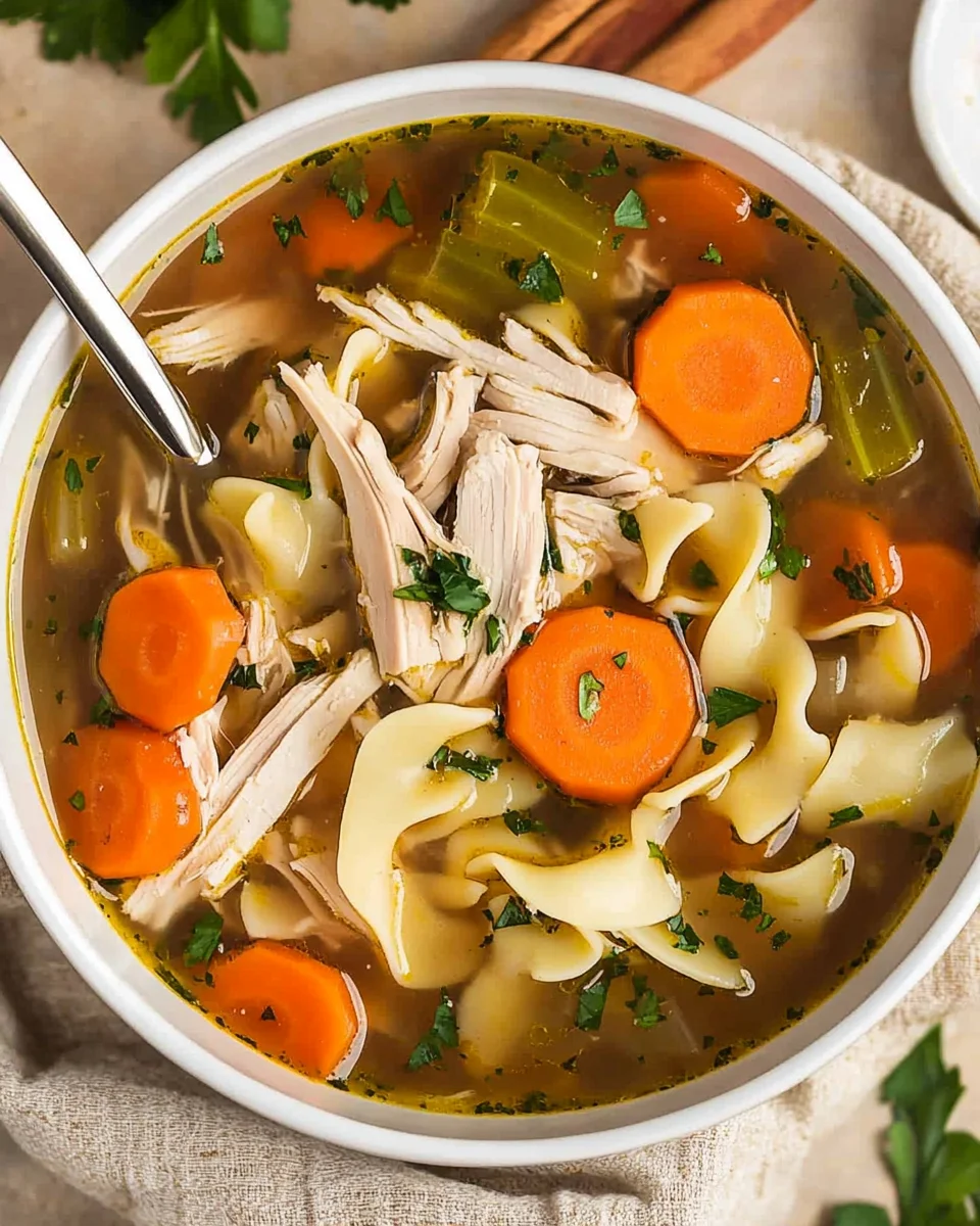Rotisserie Chicken Noodle Soup