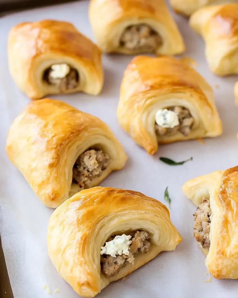 Sausage Cream Cheese Crescent Rolls