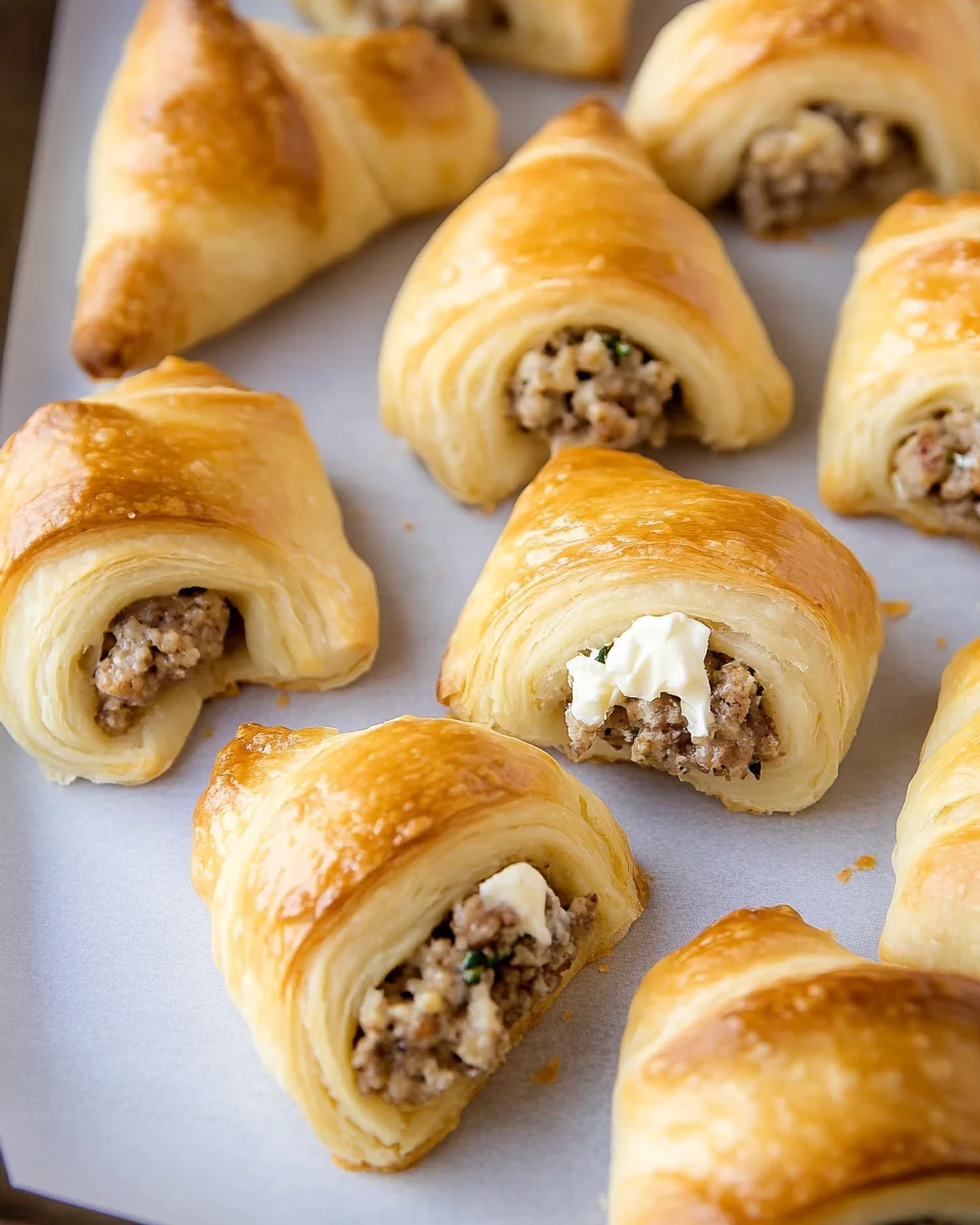 Sausage Cream Cheese Crescent Rolls Sausage