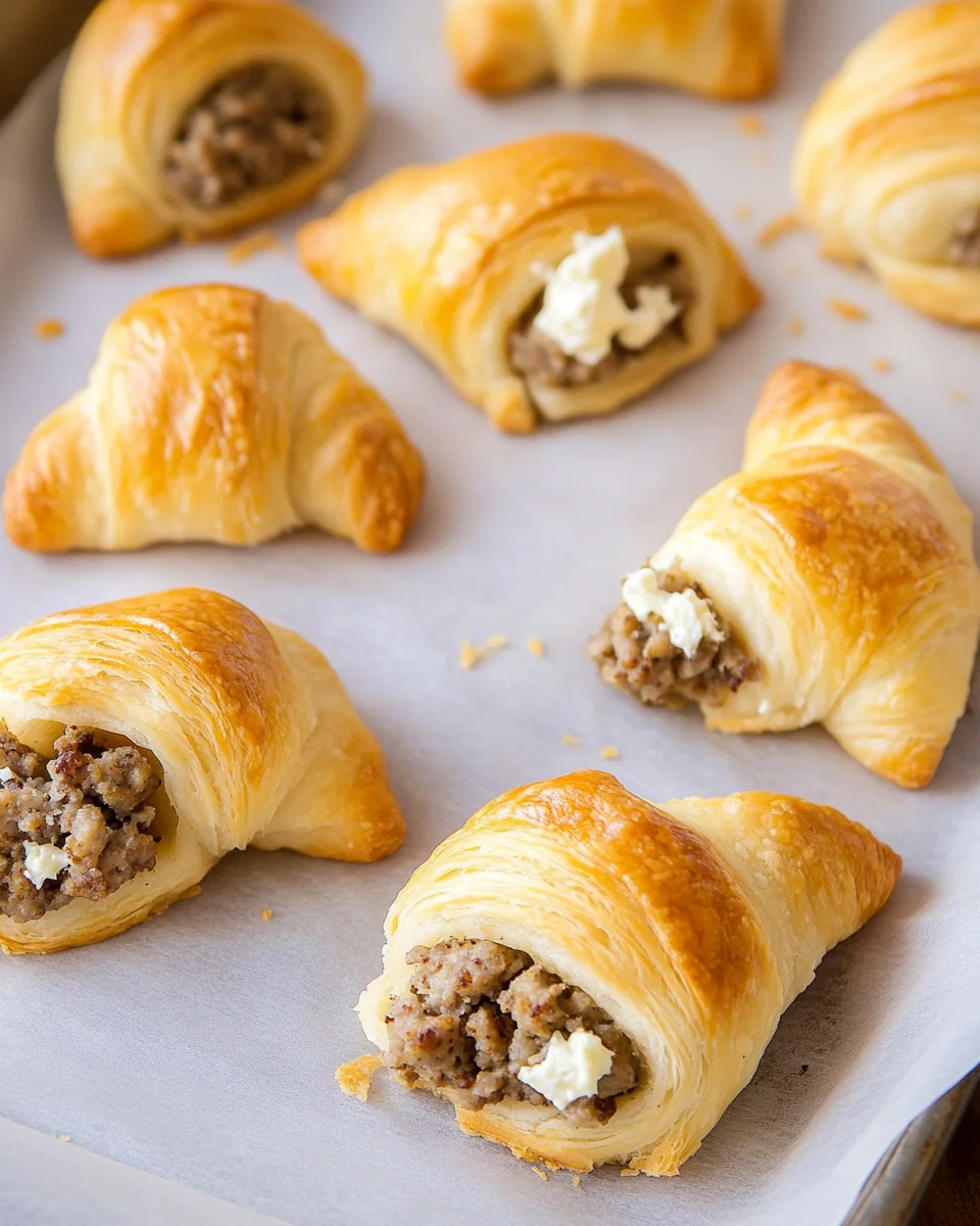 Sausage Cream Cheese Crescent Rolls Sausage
