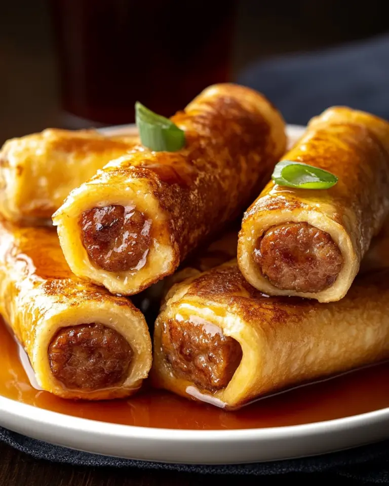 Sausage French Toast Roll-Ups