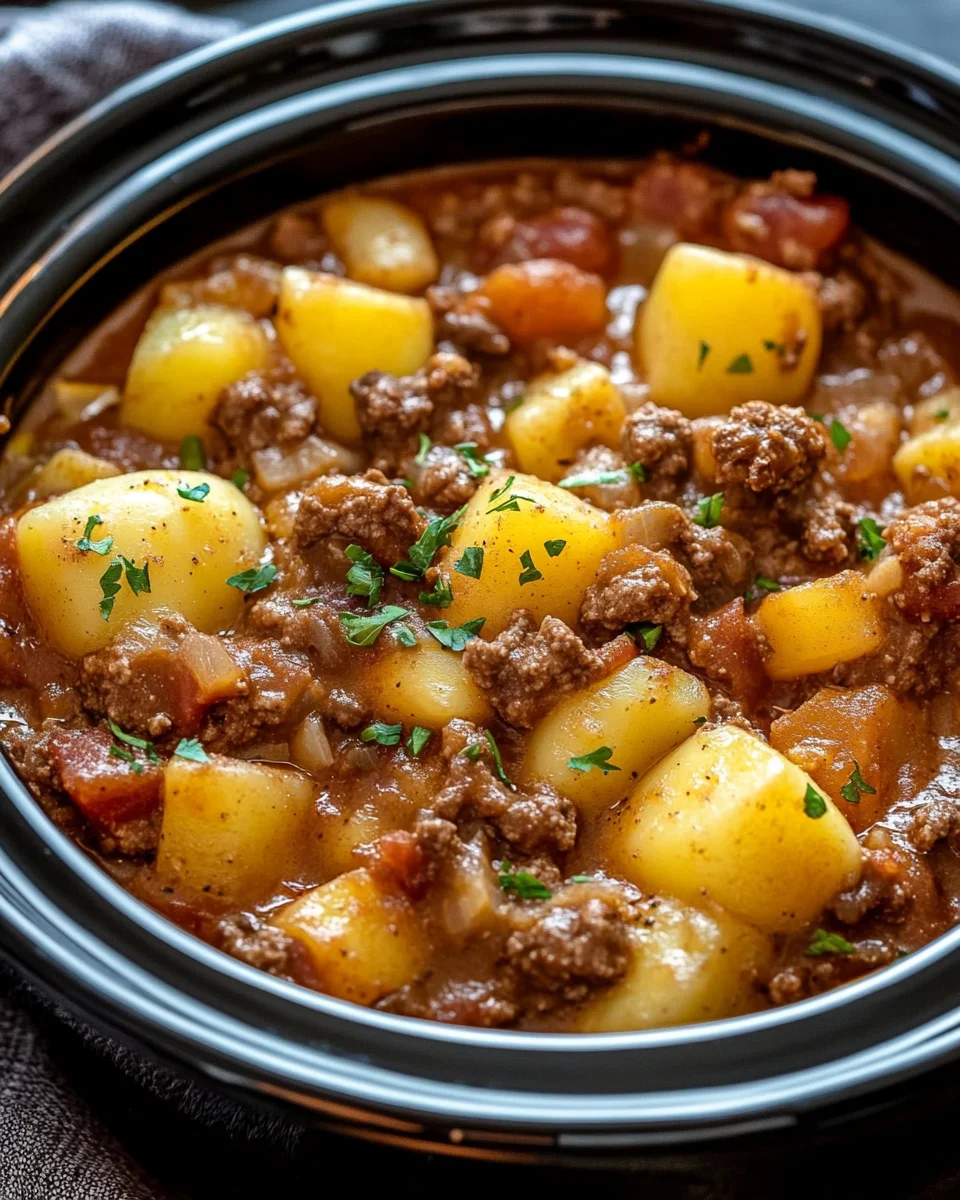 Slow Cooker Cowboy Casserole