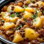 Slow Cooker Cowboy Potato Casserole