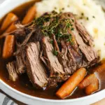 Slow Cooker Garlic Herb Pot Roast