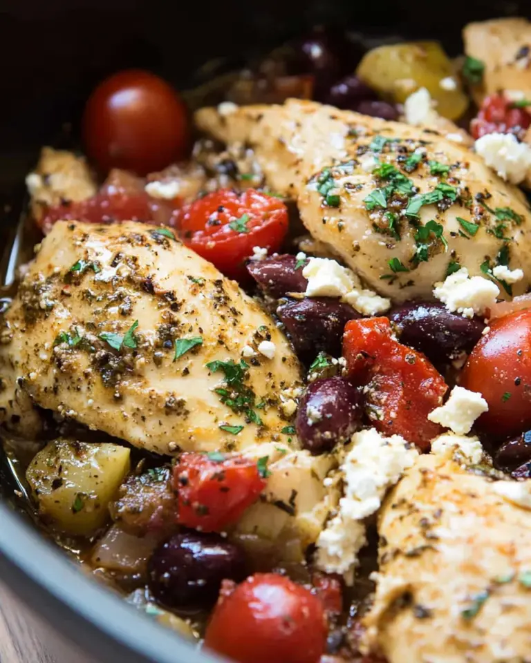 Slow Cooker Greek Chicken
