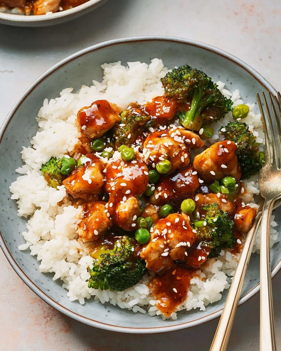 Sticky Chicken Rice Bowls 29 Sticky