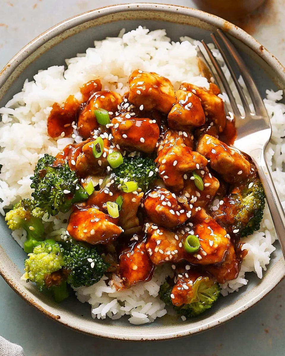 Sticky Chicken Rice Bowls 30 Sticky