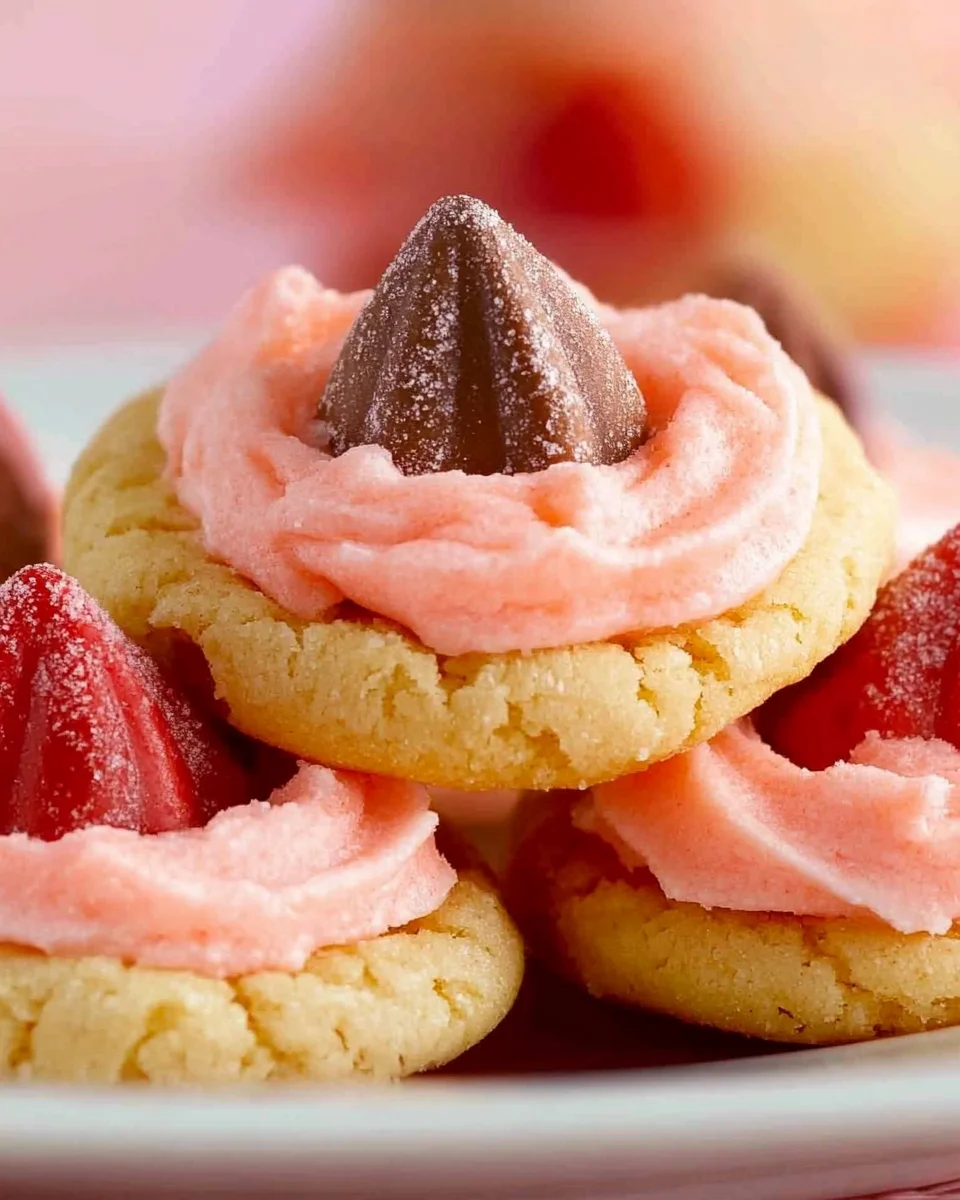 Strawberry Kiss Cookies
