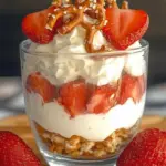 Strawberry Pretzel Salad Parfaits Strawberry Pretzel Salad Parfaits